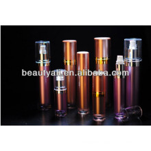 15ml 30ml 60ml 120ml Round cosmetic plastic pump bottles